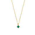 Geometric Minimal Necklace Plated in 18k Gold
