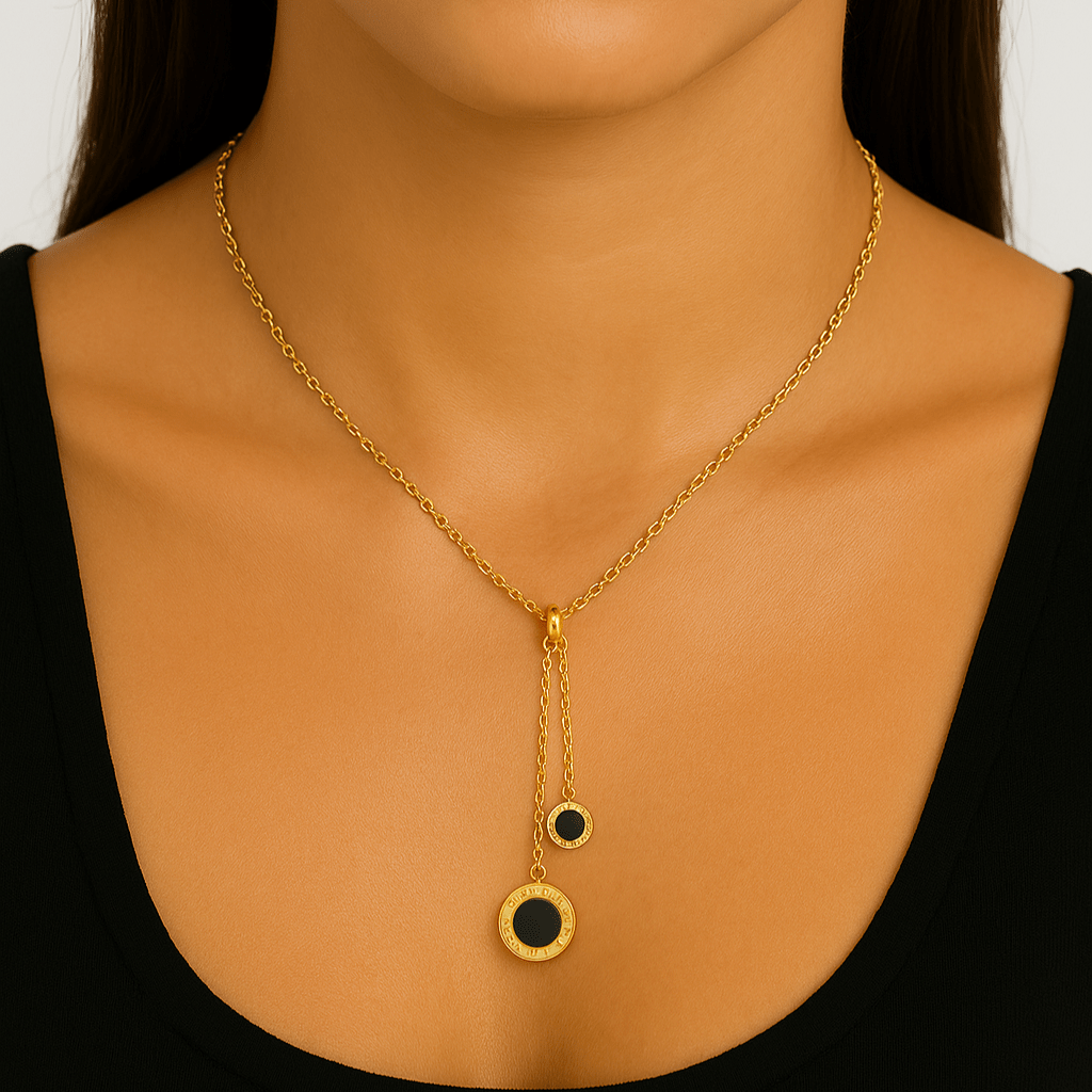 Athenas Necklace Plated in 18k Gold