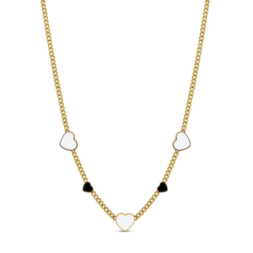 Love Glow Monochromatic Necklace Plated in 18K Gold