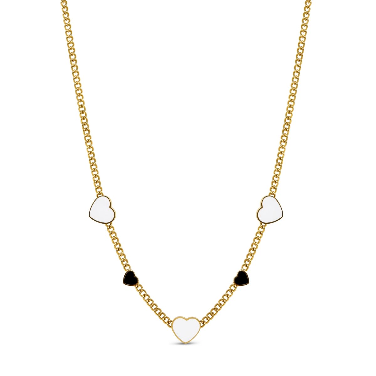Love Glow Monochromatic Necklace Plated in 18K Gold