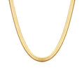 Gold Plated Snake Mesh Necklace in 18K Gold