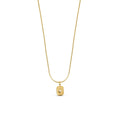 Shine Necklace Pendant Plated in 18k Gold