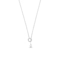 Sicily Pearl Necklace - Silver