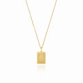 Sunrise Pendant Necklace Gold Plated 18K