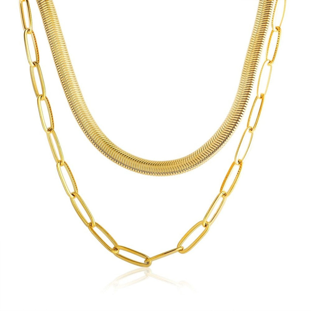 Mix Necklace Antonela Plated in 18k Gold