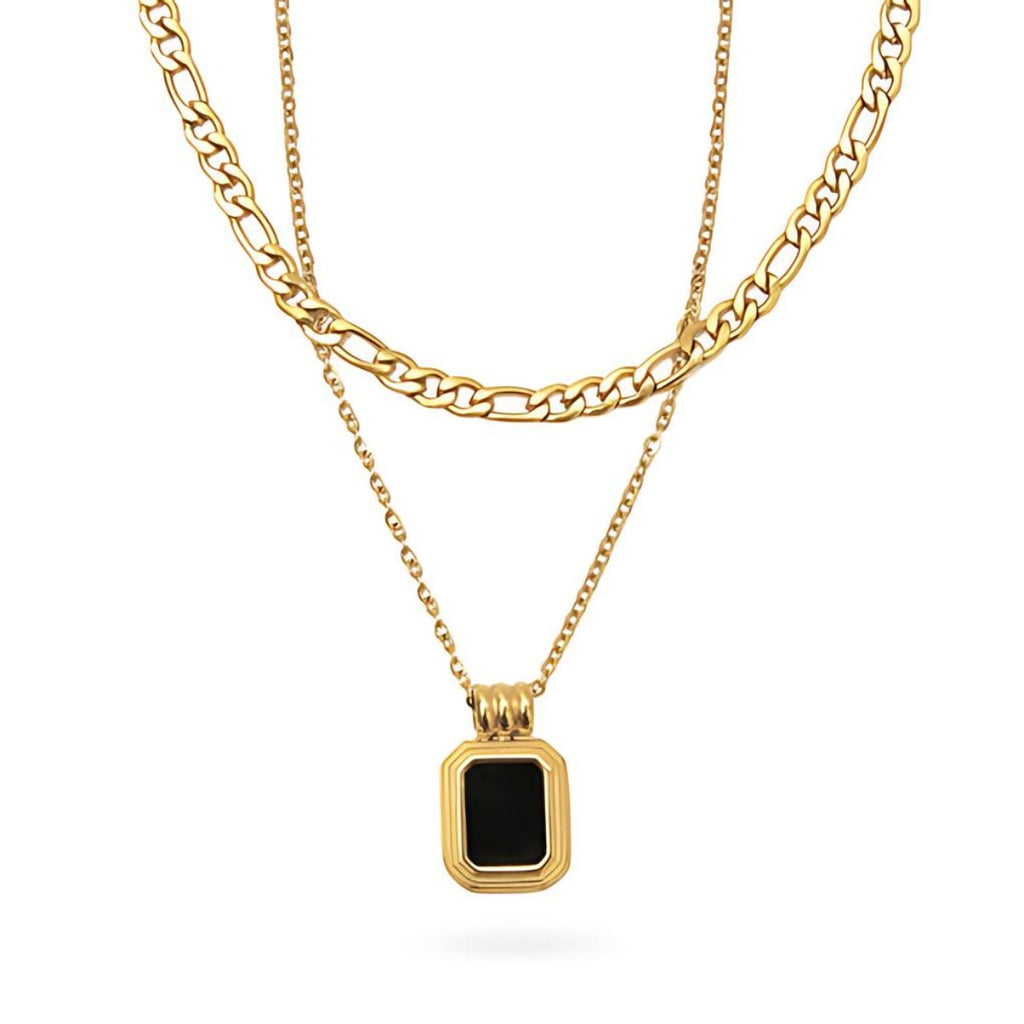 Mix Necklace Aurora Gold Plated in 18K