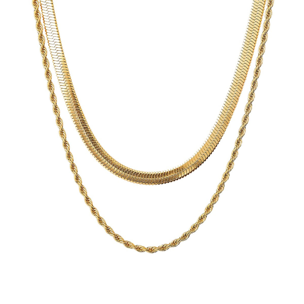 Mix Necklace Melina Gold Plated 18k