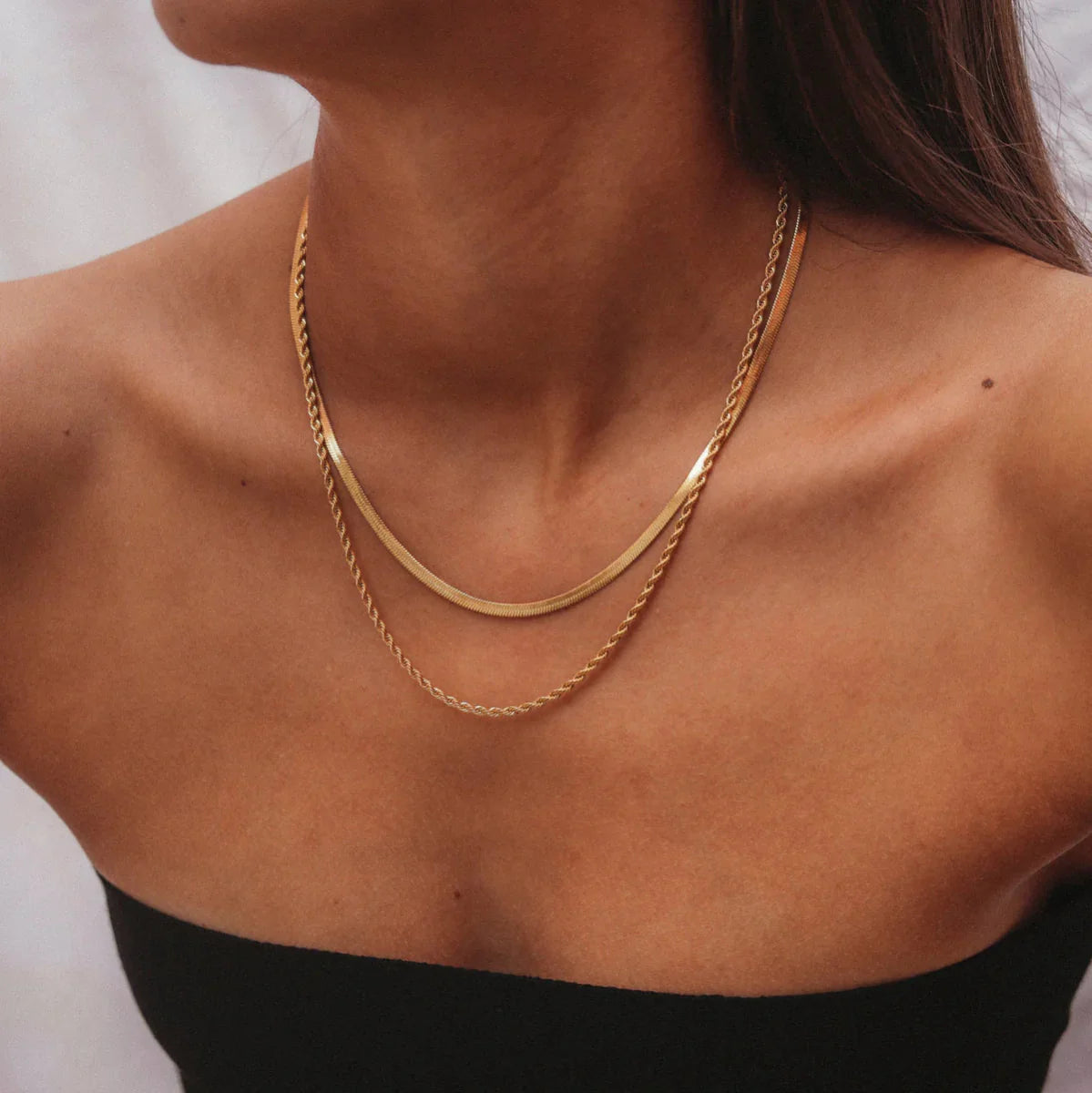 Mix Necklace Melina Gold Plated 18k