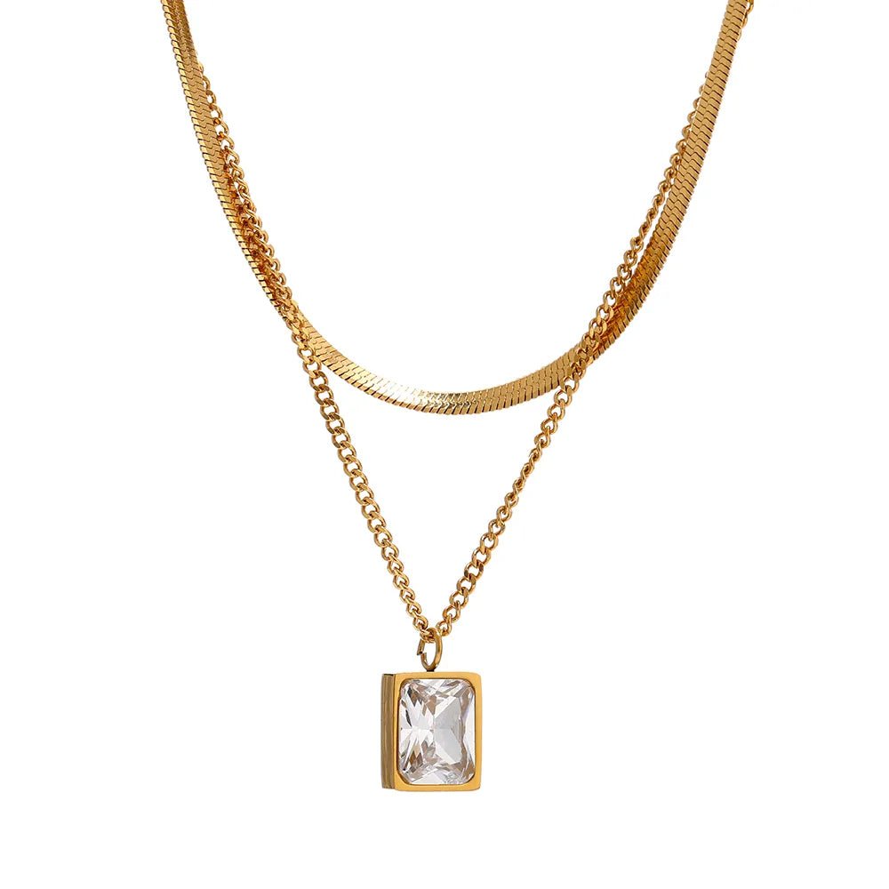Mix Necklace Paris Plated in 18k Gold