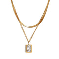 Mix Necklace Paris Plated in 18k Gold