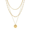 Cleopatra Necklace Mix Plated in 18K Gold