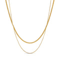 Mix of Essentials Necklaces Plated in 18K Gold