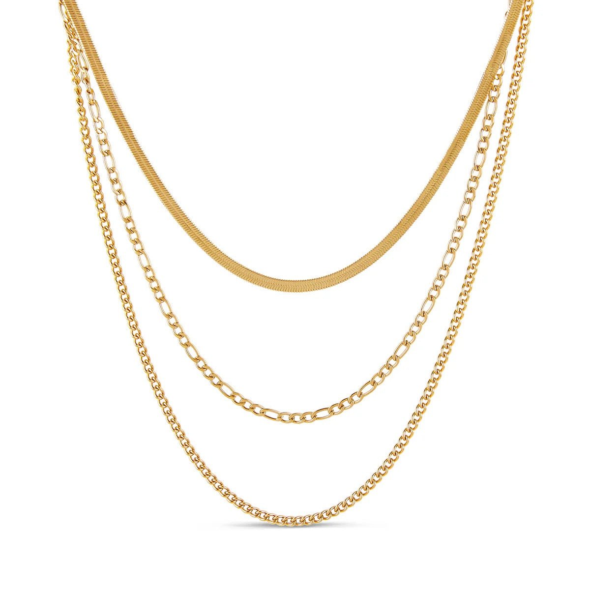 Gold-Plated Chain Mix 18k