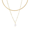 Mix Everyday Double Necklace Plated in 18k Gold