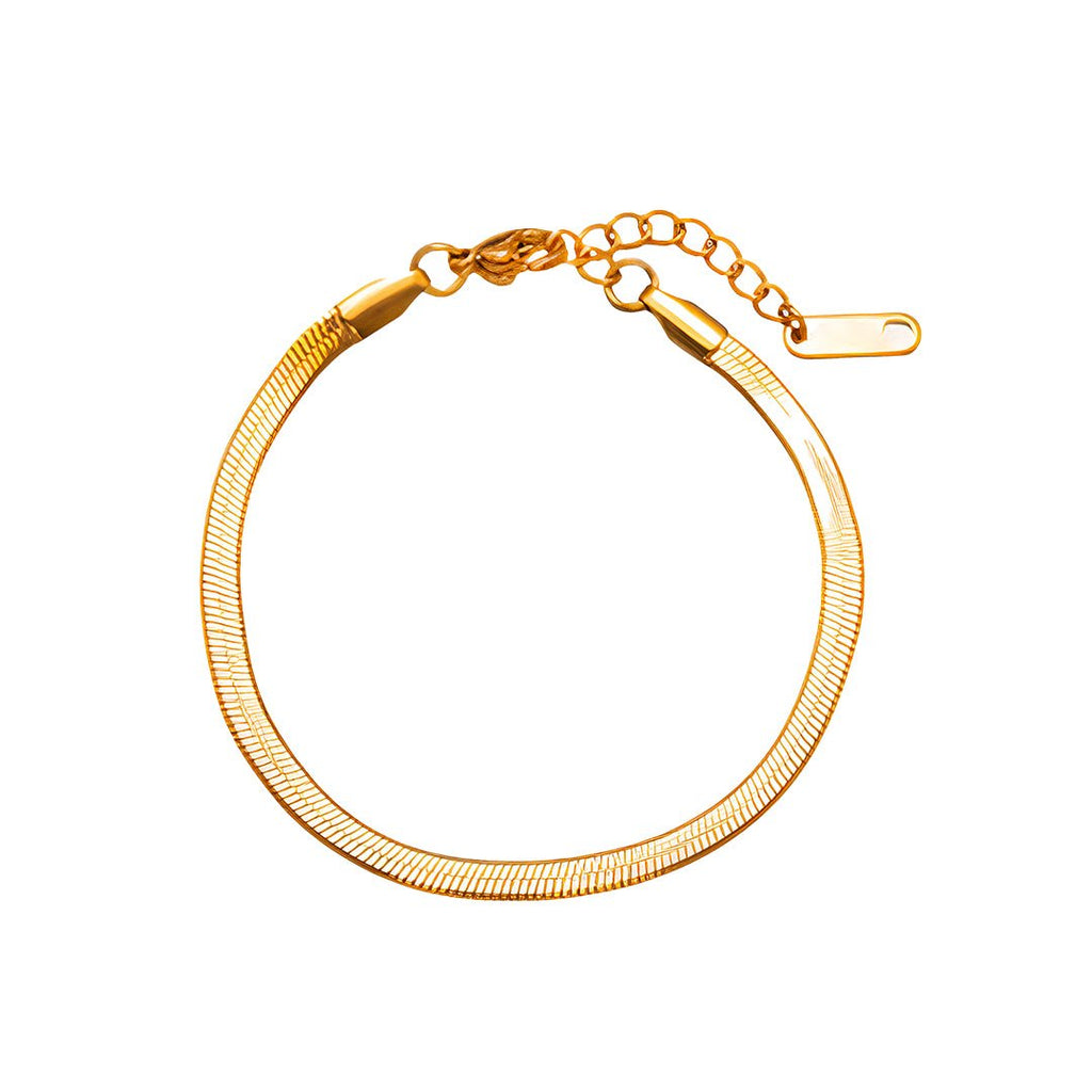 18K Gold Plated Mesh Bracelet