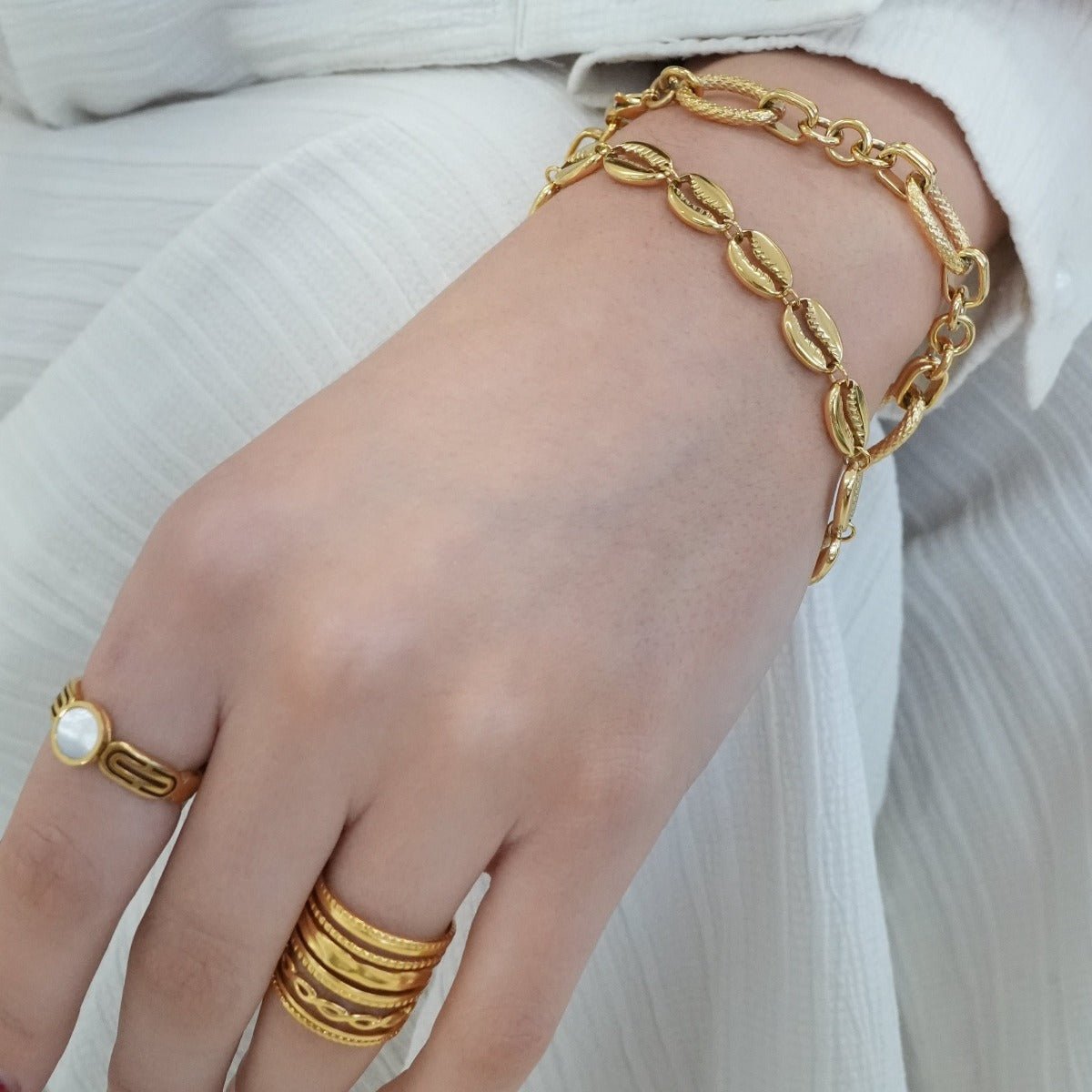 Noronha Bracelet Plated in 18k Gold