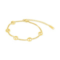 Sierra Pendant Bracelet Plated in 18K Gold