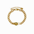 Snake Bracelet Plated in 18K Gold