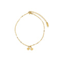 Delicate Anklet Plated in 18K Gold