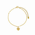 Love Anklet Plated in 18K Gold